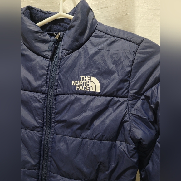 NORTHFACE SIZE 7/8 Puffer Jacket Navy - Picture 5 of 10